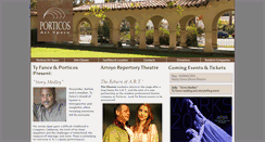 Desktop Screenshot of porticosartspace.org